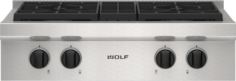 Wolf 30" Sealed Burner Rangetop - 4 Burners, model SRT304 — ranges specified and installed by iKitchen Cabinetry