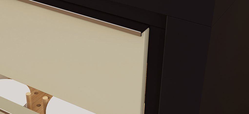 AGT Breeze Beige 3013 — decorative furniture panel for custom cabinetry, view 4