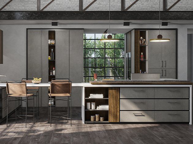 AGT Matt Stone Loft 3032 — decorative furniture panel for custom cabinetry, view 5