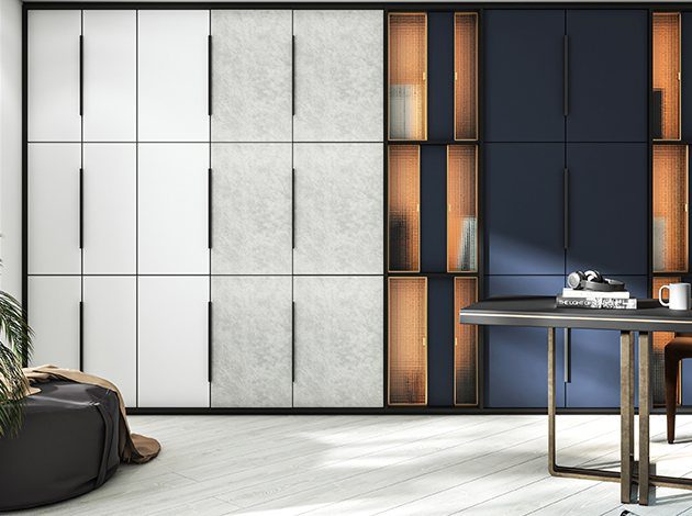 AGT Deep Blue 3049 — decorative furniture panel for custom cabinetry, view 6