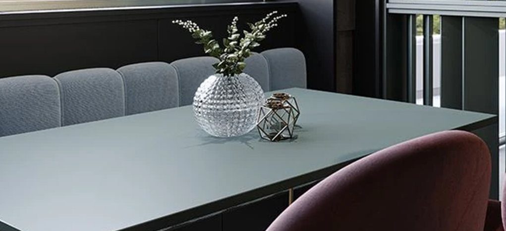 AGT Comfort Grey 3052 — decorative furniture panel for custom cabinetry, view 4