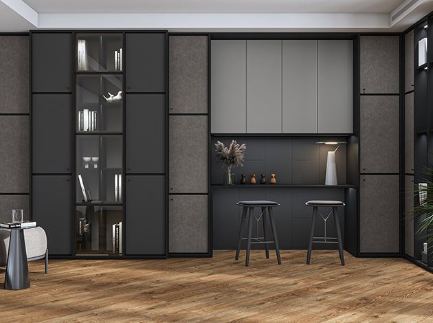 AGT Slate Grey 3057 — decorative furniture panel for custom cabinetry, view 6