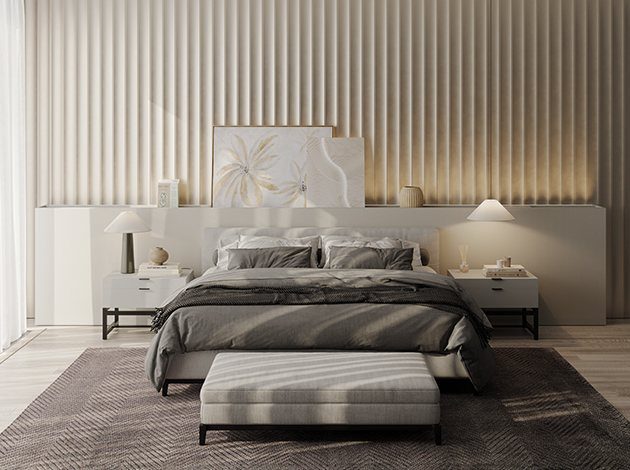 AGT Tokyo Grey 3074 — decorative furniture panel for custom cabinetry, view 5