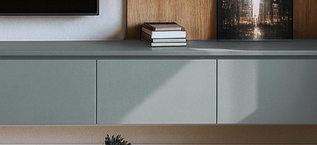 AGT Silk Grey 3108 — decorative furniture panel for custom cabinetry, view 4