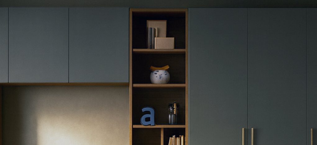 AGT Graphite Grey 3109 — decorative furniture panel for custom cabinetry, view 4