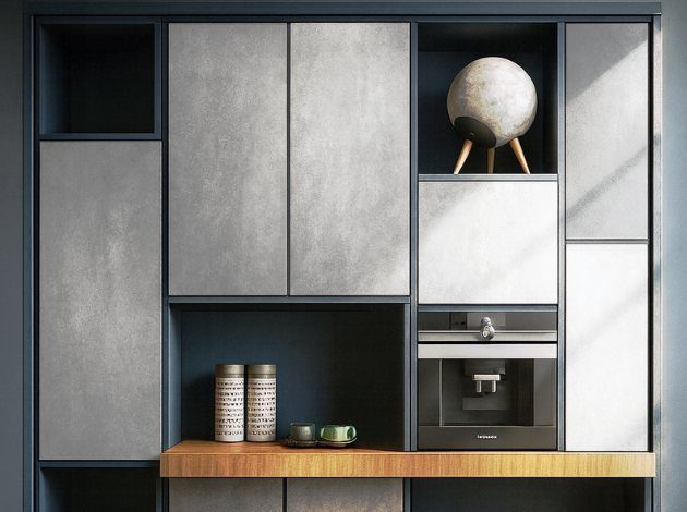AGT Luna Inox 3112 — decorative furniture panel for custom cabinetry, view 5