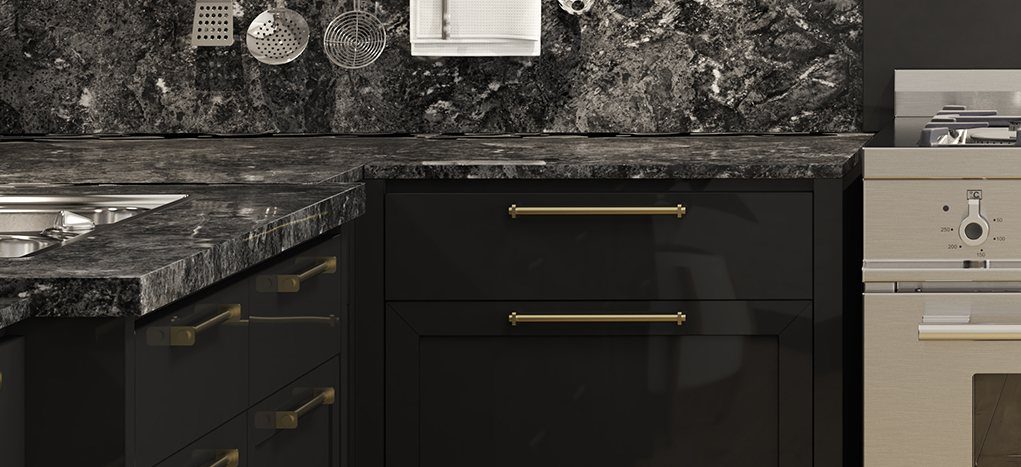 AGT HG New Black 6002 — decorative furniture panel for custom cabinetry, view 4