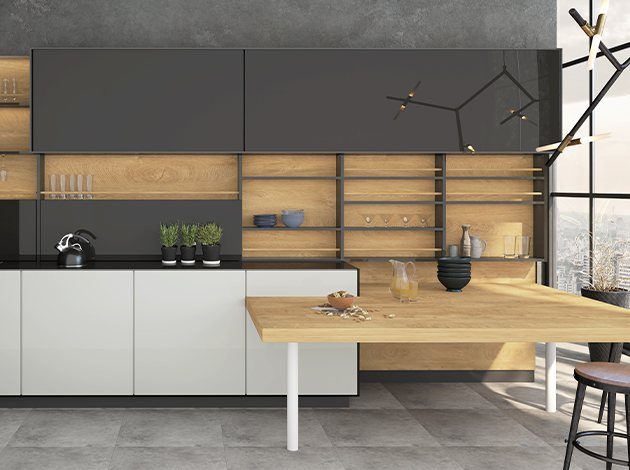 AGT HG Trend Gray 6020 — decorative furniture panel for custom cabinetry, view 5