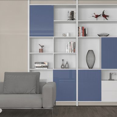 AGT HG Galaxy White 670 — decorative furniture panel for custom cabinetry