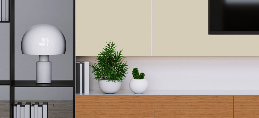 AGT Bianco L002 — mdf lam for custom cabinetry, view 4