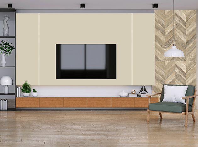 AGT Bianco L002 — mdf lam for custom cabinetry, view 5