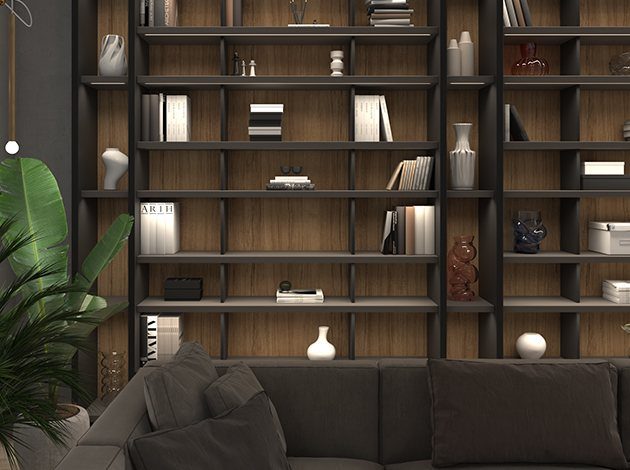 AGT Teak L019 — mdf lam for custom cabinetry, view 5