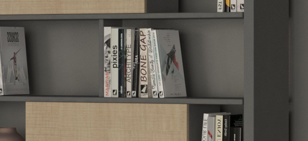 AGT Dark Anthracite L146 — mdf lam for custom cabinetry, view 4