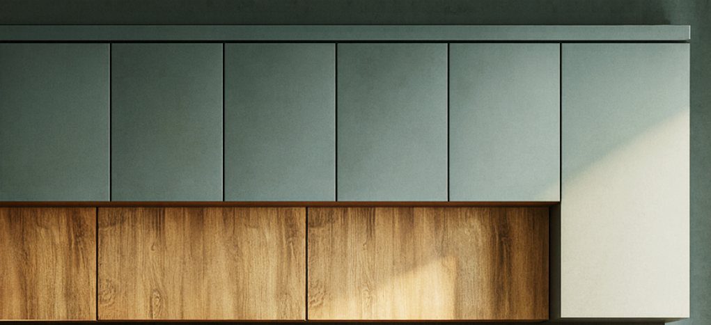 AGT Olive Stone L168 — mdf lam for custom cabinetry, view 4