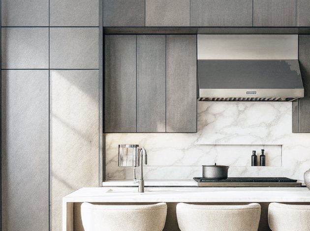 AGT Cross Brushed Metal L172 — mdf lam for custom cabinetry, view 5