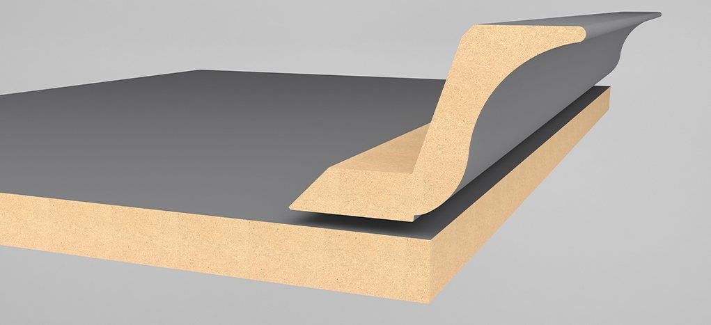 AGT MP-2445-R MP-2445 — furniture profile for custom cabinetry, view 3