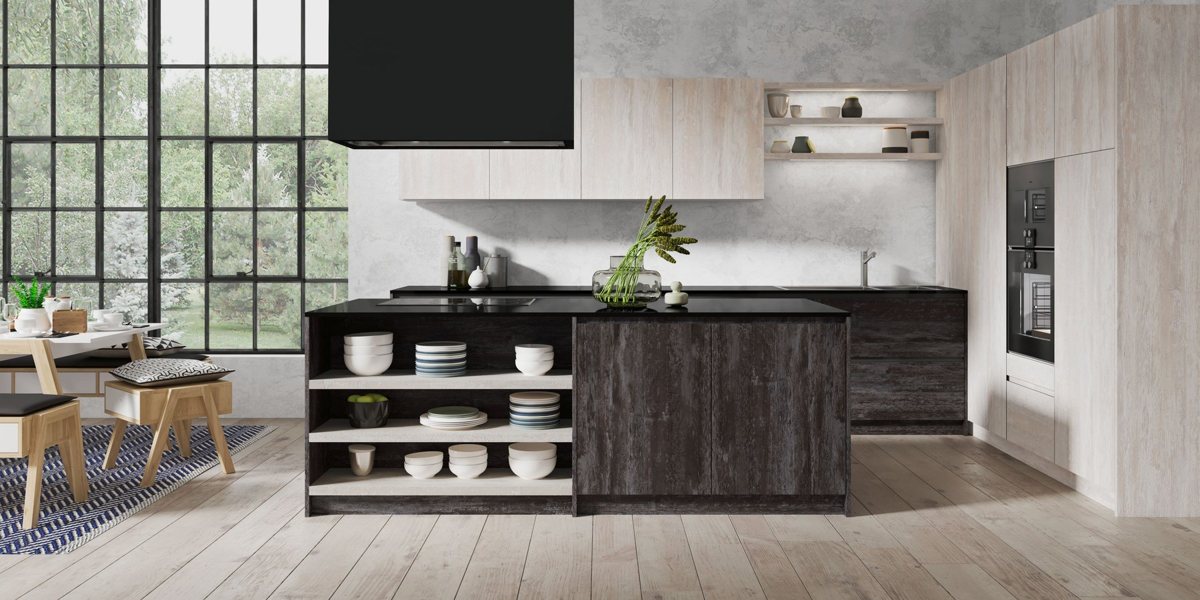 ALVIC Ice Cream 04 SYNCRON door front in a dark weathered wood