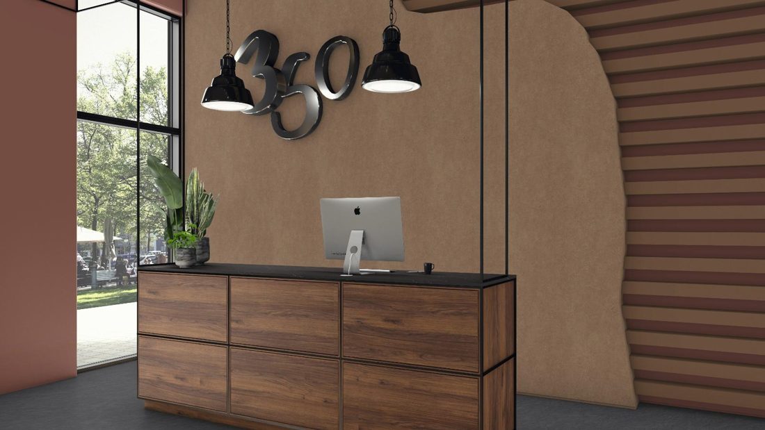 EGGER F199 PA Black Ambiance Marble — material / stone reproduction panel decor for custom cabinetry (3D view)