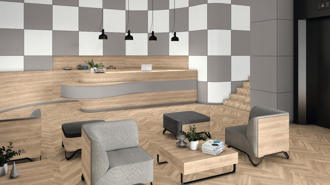 EGGER F500 ST20 Metallic Inox — material / stone reproduction panel decor for custom cabinetry (3D view)