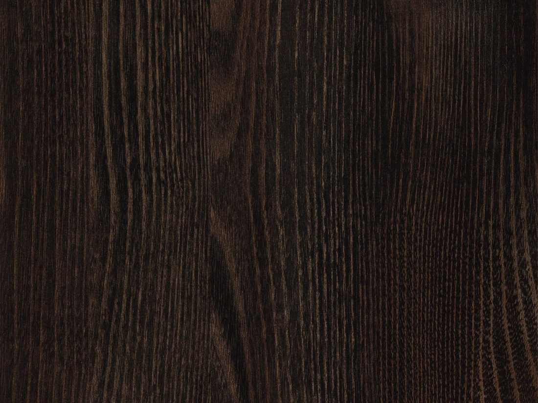 EGGER H1199 ST12 Black-Brown Thermo Oak — woodgrain reproduction panel decor for custom cabinetry (close-up)