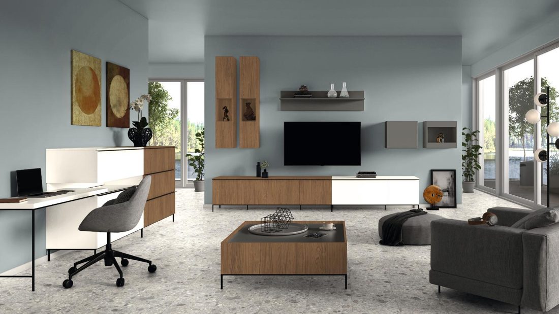 EGGER H1386 ST40 Brown Casella Oak — woodgrain reproduction panel decor for custom cabinetry (3D view)