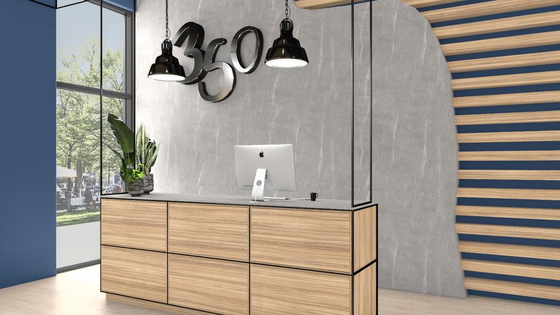 EGGER H3012 ST22 Coco Bolo — woodgrain reproduction panel decor for custom cabinetry (3D view)
