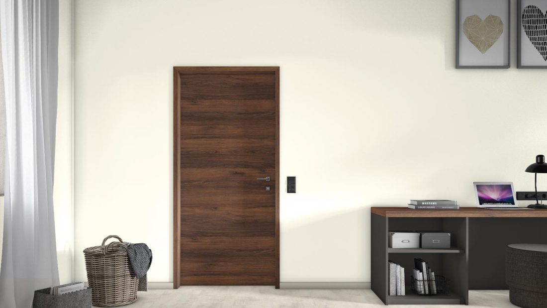 EGGER H307 STG4 Brown Warmia Walnut Horizontal — woodgrain reproduction panel decor for custom cabinetry (3D view)