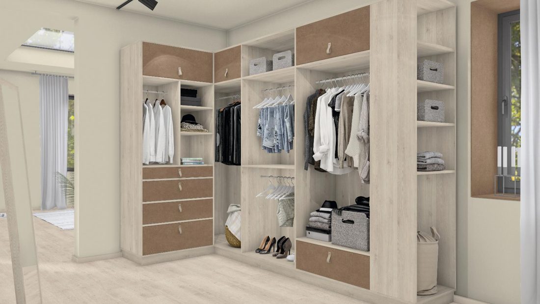 EGGER H3430 ST22 White Aland Pine — woodgrain reproduction panel decor for custom cabinetry (3D view)