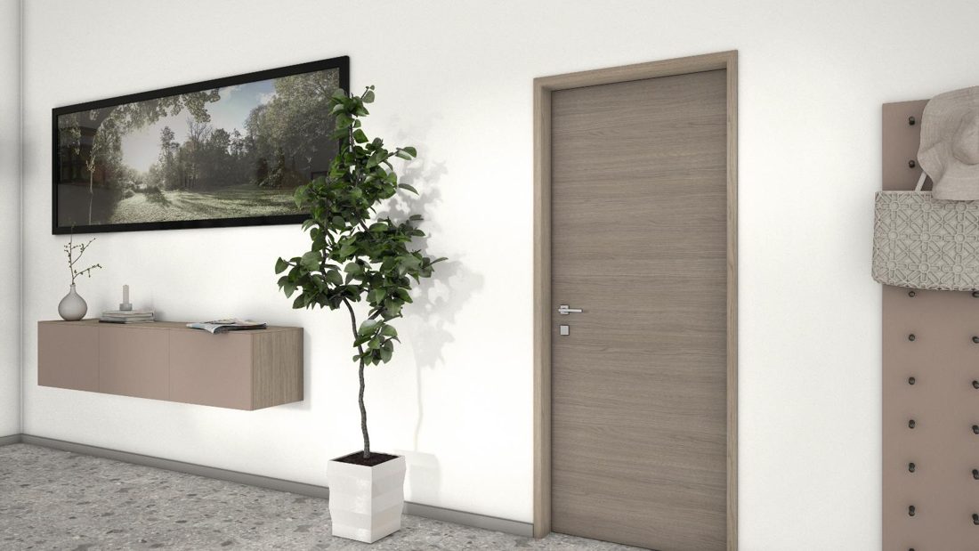 EGGER H358 STG4 Grey Vicenza Oak Horizontal — woodgrain reproduction panel decor for custom cabinetry (3D view)
