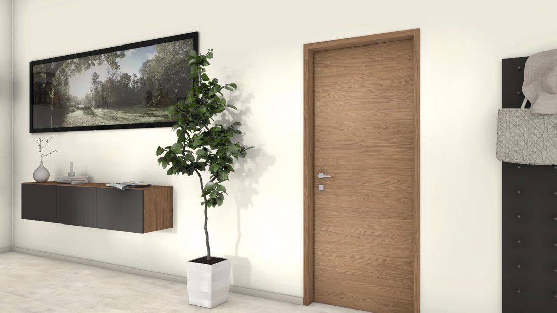 EGGER H386 ST71 Brown Casella Oak Horizontal — woodgrain reproduction panel decor for custom cabinetry (3D view)