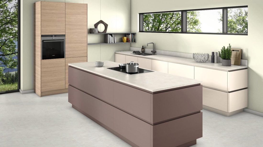 EGGER H7604 ST17 Natural Dimaro Walnut — woodgrain reproduction panel decor for custom cabinetry (3D view)