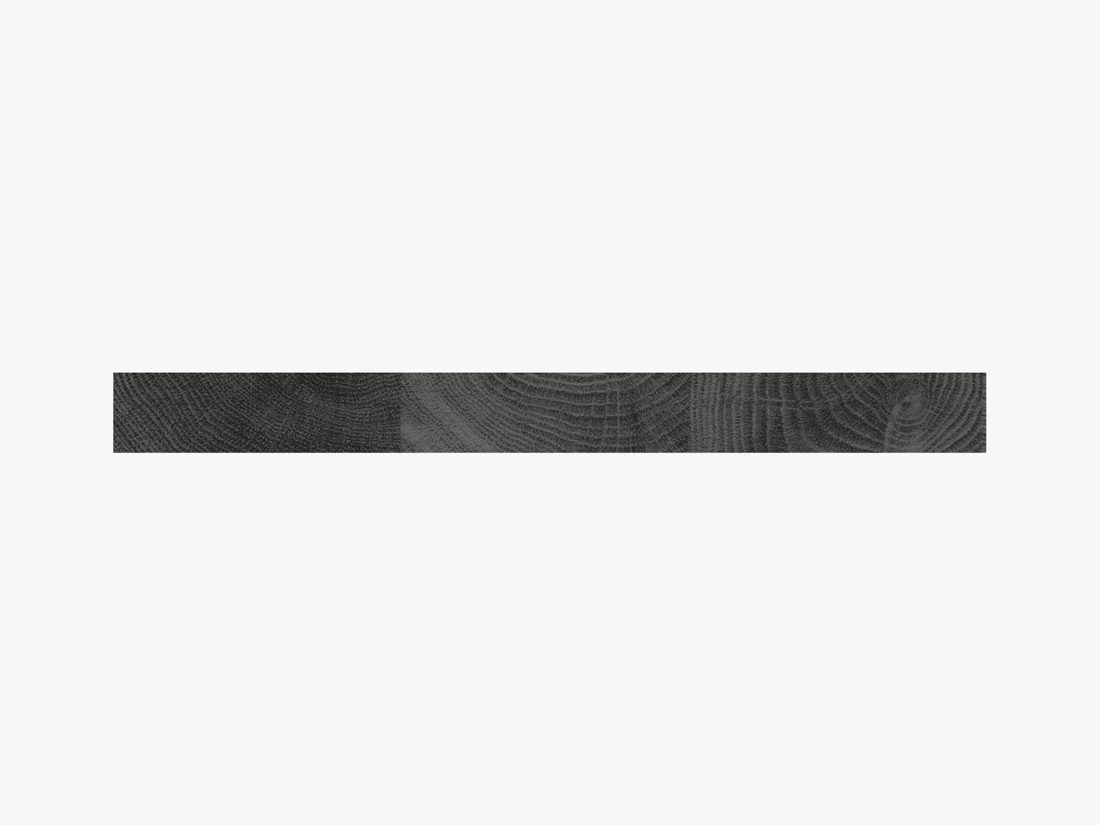 EGGER Q1346 RO Anthracite Sherman Oak — end-grain panel decor for custom cabinetry (board scan)