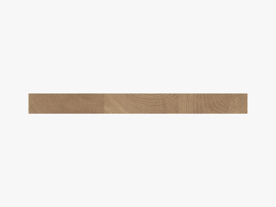 EGGER Q1386 RO Brown Casella Oak — end-grain panel decor for custom cabinetry (board scan)