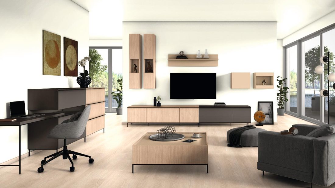 EGGER U803 PM Brown Terra — uni colour panel decor for custom cabinetry (3D view)