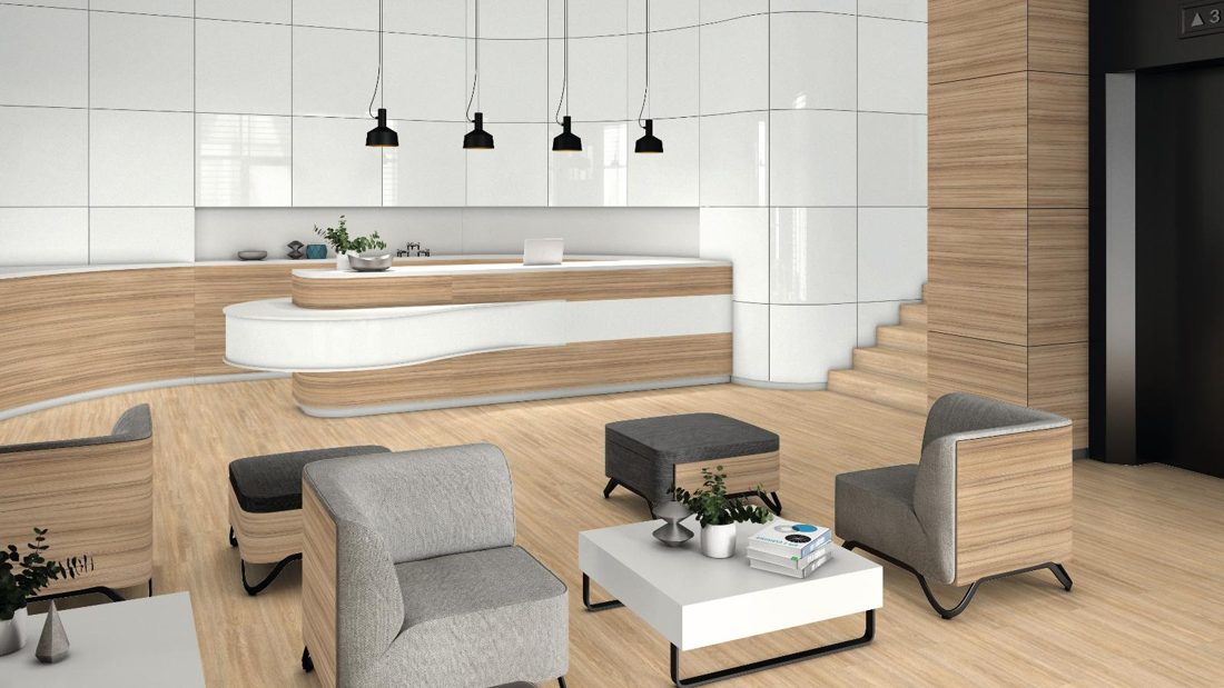 EGGER W1100 PG Alpine White — uni colour panel decor for custom cabinetry (3D view)