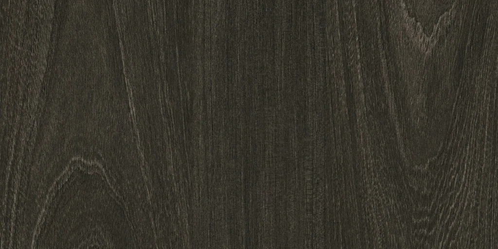 Brushed Elm texture on a Uniboard TFL panel — close-up of the surface
