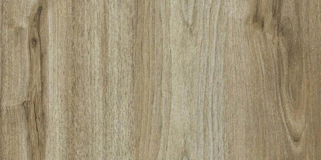 Sesame K02 Uniboard TFL in Aura texture — brown woodgrain finish for custom cabinetry