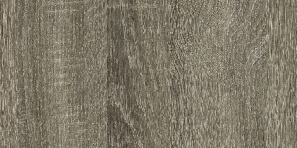 Dorato Grey K33 Uniboard TFL in Rio texture — grey woodgrain finish for custom cabinetry