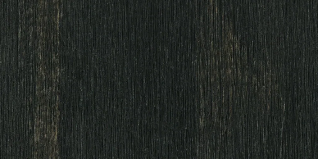 Nebula K39 Uniboard TFL in Sequoia texture — black woodgrain finish for custom cabinetry