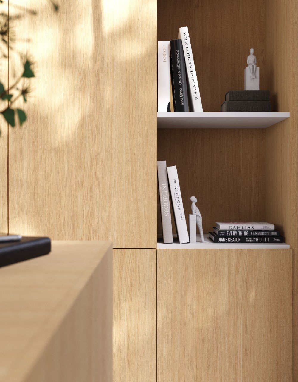 Master Oak natural hay 0H925 rift oak cabinetry panel — iKitchen Cabinetry (in a room, close)