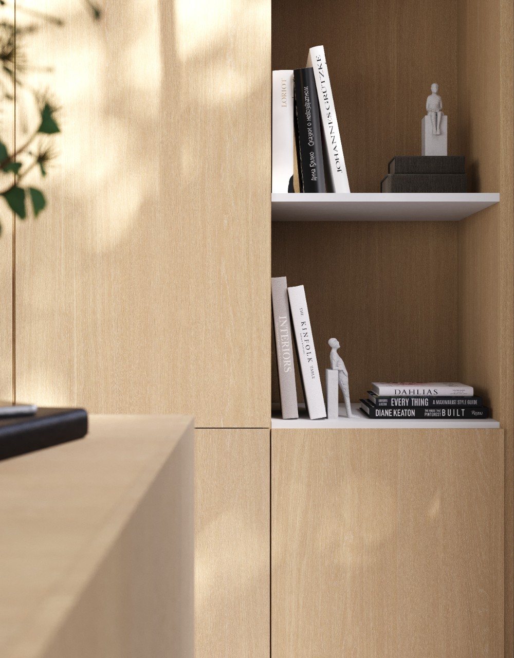 Master Oak patina natural 0H923 rift oak cabinetry panel — iKitchen Cabinetry (in a room, close)