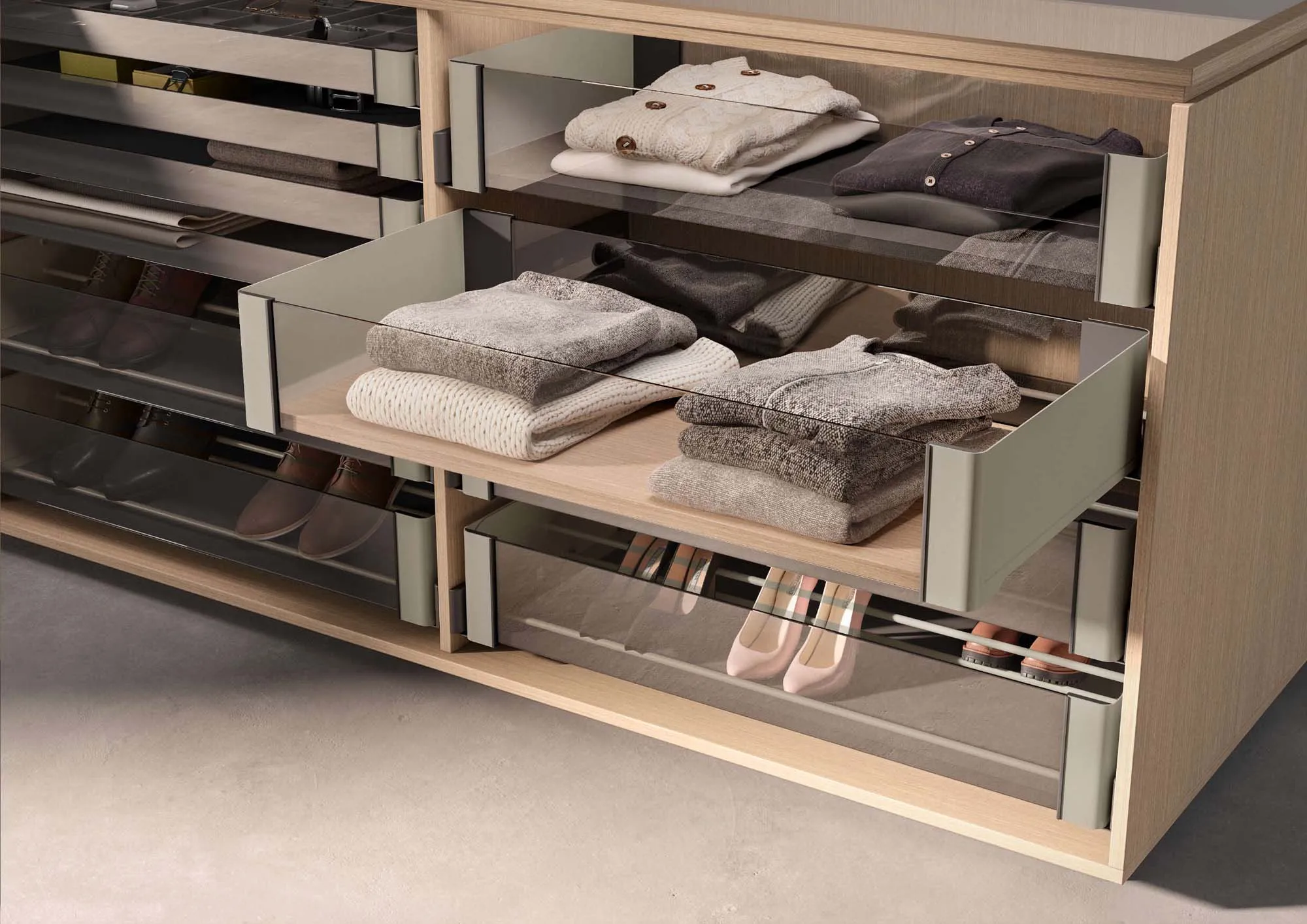CONERO Drawers & Trays — Kesseböhmer
