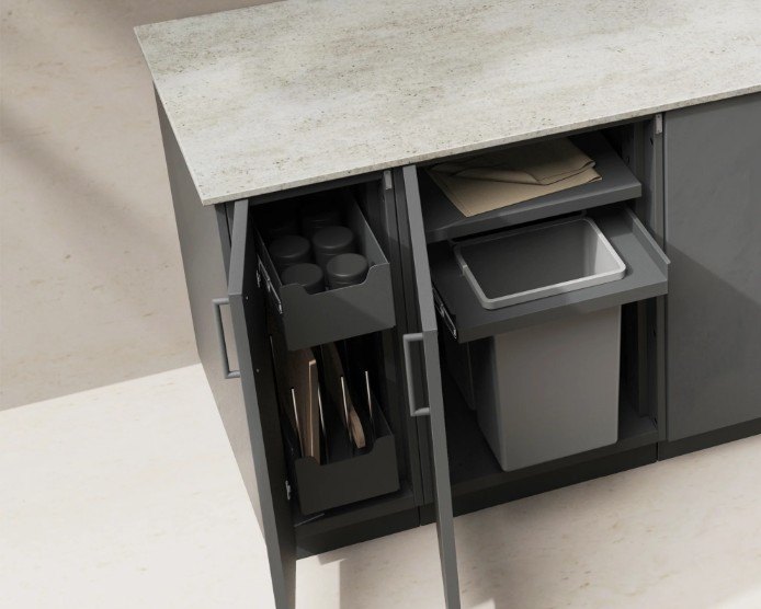 Marine-grade aluminium outdoor kitchen cabinetry