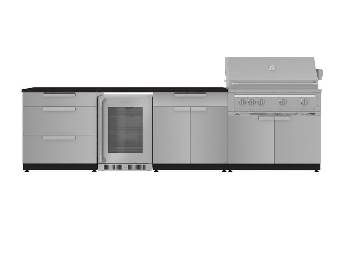 Stainless Steel outdoor kitchen cabinetry