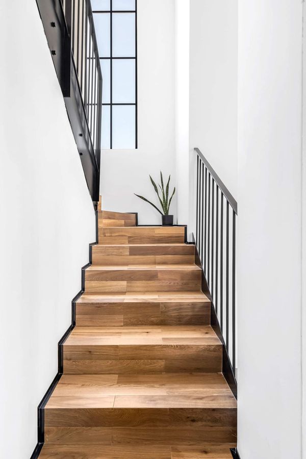 Black and Herringbone Duplex — custom kitchens, built-ins & wall units, wall paneling, bathroom vanities by iKitchen Cabinetry, view 13