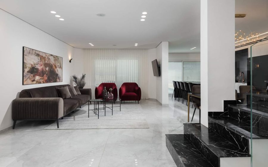 Black Marble Stair House — custom kitchens, built-ins & wall units, wall paneling by iKitchen Cabinetry, view 9