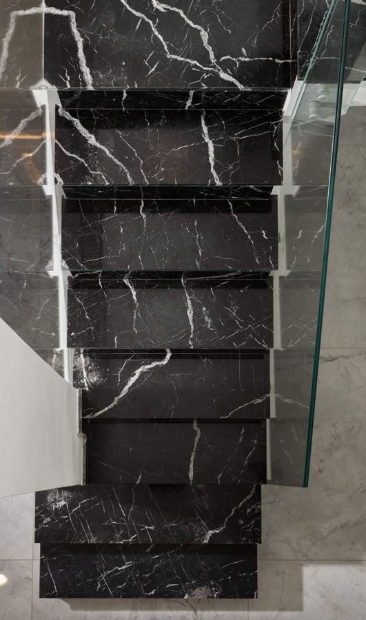 Black Marble Stair House — custom kitchens, built-ins & wall units, wall paneling by iKitchen Cabinetry, view 15