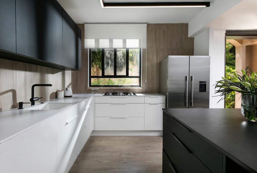 Black Stair Townhouse by iKitchen Cabinetry