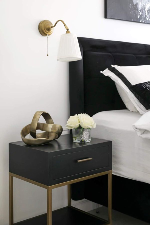 Black White and Brass Apartment — custom kitchens, built-ins & wall units, bathroom vanities by iKitchen Cabinetry, view 12