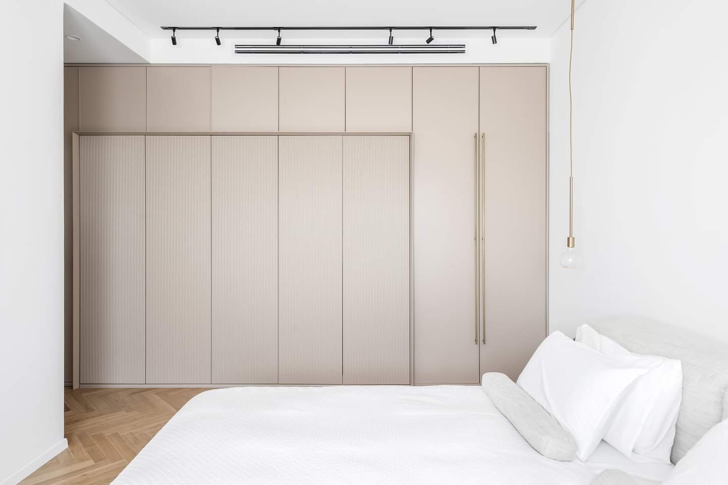 Blush and Brass House — walk-in closets by iKitchen Cabinetry